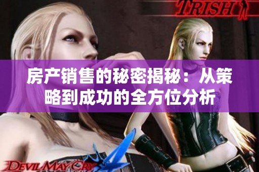 房產(chǎn)銷售的秘密揭秘：從策略到成功的全方位分析
