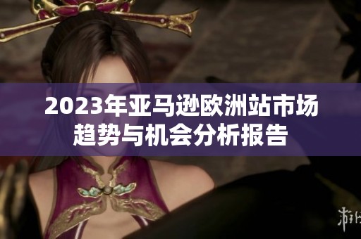 2023年亞馬遜歐洲站市場趨勢與機(jī)會分析報告