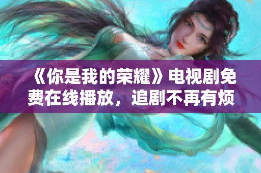 《你是我的榮耀》電視劇免費在線播放，追劇不再有煩惱