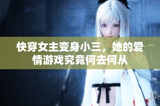 快穿女主變身小三，她的愛情游戲究竟何去何從