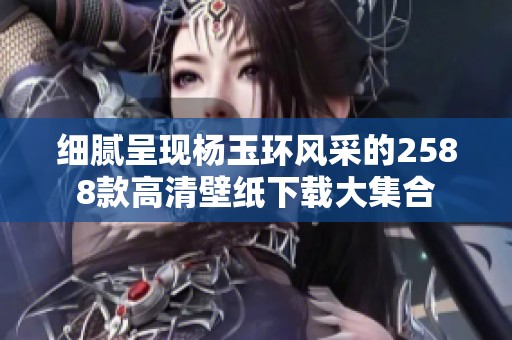 細(xì)膩呈現(xiàn)楊玉環(huán)風(fēng)采的2588款高清壁紙下載大集合
