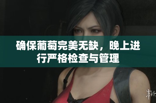 確保葡萄完美無(wú)缺，晚上進(jìn)行嚴(yán)格檢查與管理