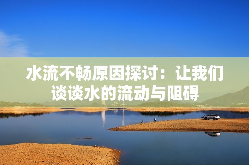 水流不暢原因探討：讓我們談?wù)勊牧鲃?dòng)與阻礙