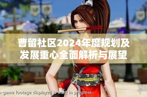 曹留社區(qū)2024年度規(guī)劃及發(fā)展重心全面解析與展望