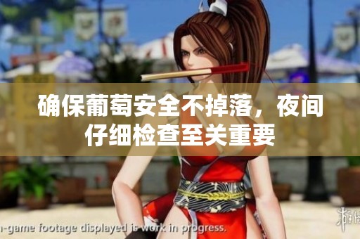確保葡萄安全不掉落，夜間仔細(xì)檢查至關(guān)重要