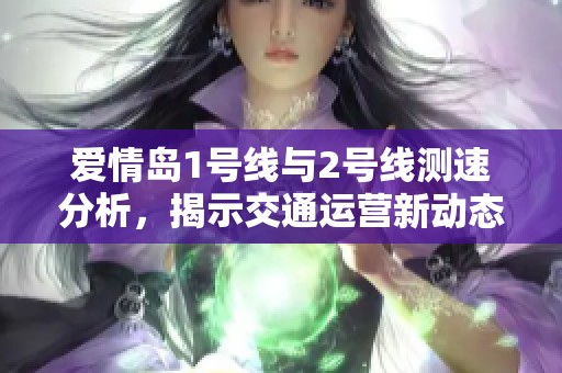 愛情島1號線與2號線測速分析，揭示交通運營新動態(tài)