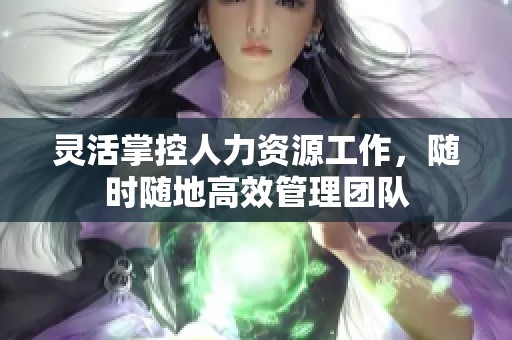 靈活掌控人力資源工作，隨時(shí)隨地高效管理團(tuán)隊(duì)