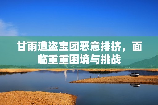 甘雨遭盜寶團惡意排擠，面臨重重困境與挑戰(zhàn)