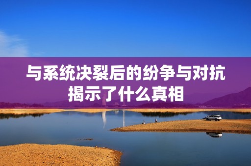 與系統(tǒng)決裂后的紛爭與對抗揭示了什么真相