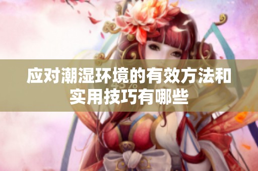應(yīng)對(duì)潮濕環(huán)境的有效方法和實(shí)用技巧有哪些
