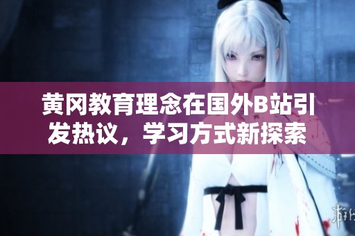 黃岡教育理念在國外B站引發(fā)熱議，學(xué)習(xí)方式新探索