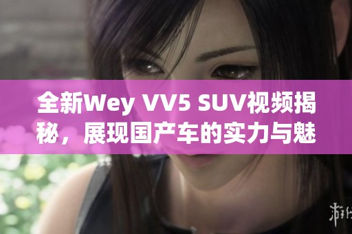 全新Wey VV5 SUV視頻揭秘，展現(xiàn)國產(chǎn)車的實力與魅力