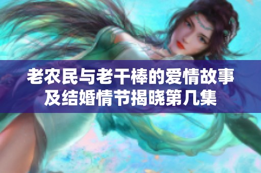 老農(nóng)民與老干棒的愛情故事及結(jié)婚情節(jié)揭曉第幾集