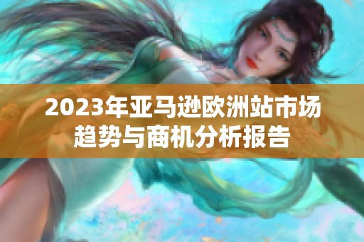 2023年亞馬遜歐洲站市場(chǎng)趨勢(shì)與商機(jī)分析報(bào)告