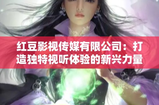 紅豆影視傳媒有限公司：打造獨特視聽體驗的新興力量