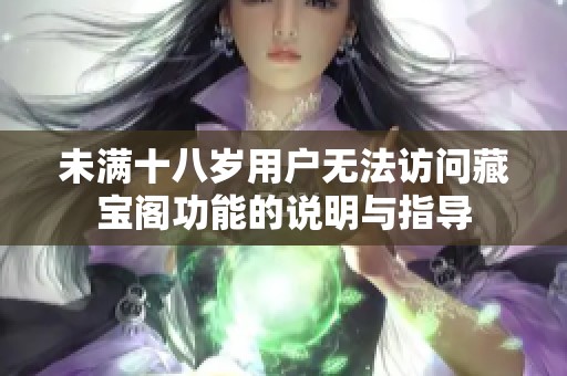 未滿十八歲用戶無法訪問藏寶閣功能的說明與指導(dǎo)