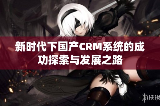 新時(shí)代下國(guó)產(chǎn)CRM系統(tǒng)的成功探索與發(fā)展之路