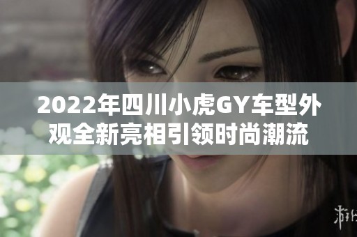 2022年四川小虎GY車型外觀全新亮相引領(lǐng)時(shí)尚潮流