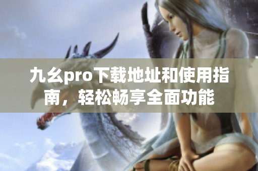 九幺pro下載地址和使用指南，輕松暢享全面功能