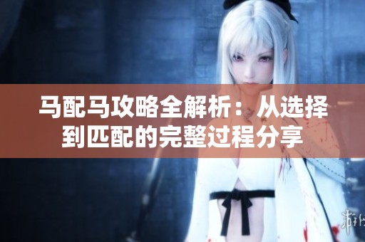 馬配馬攻略全解析：從選擇到匹配的完整過(guò)程分享