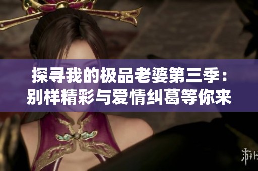 探尋我的極品老婆第三季：別樣精彩與愛情糾葛等你來追劇