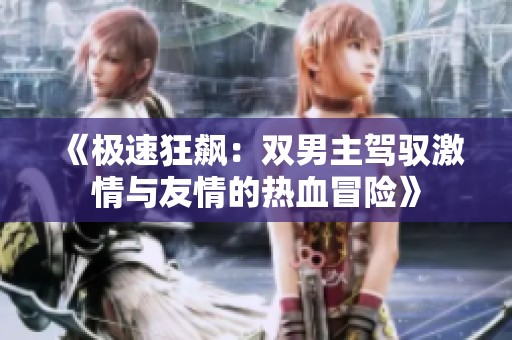 《極速狂飆：雙男主駕馭激情與友情的熱血冒險(xiǎn)》