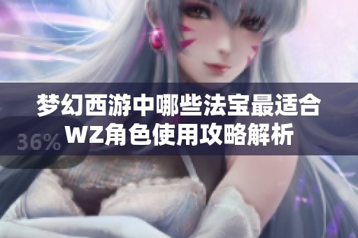 夢幻西游中哪些法寶最適合WZ角色使用攻略解析