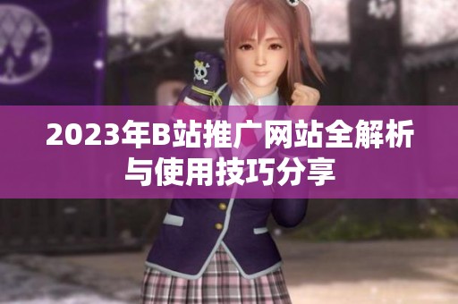 2023年B站推廣網(wǎng)站全解析與使用技巧分享