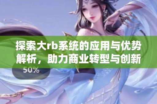 探索大rb系統(tǒng)的應(yīng)用與優(yōu)勢解析，助力商業(yè)轉(zhuǎn)型與創(chuàng)新發(fā)展