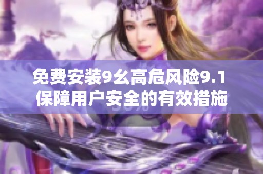 免費(fèi)安裝9幺高危風(fēng)險(xiǎn)9.1 保障用戶(hù)安全的有效措施