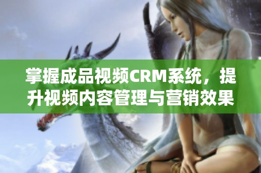 掌握成品視頻CRM系統(tǒng)，提升視頻內(nèi)容管理與營銷效果