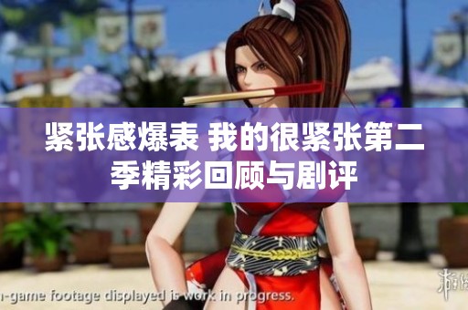 緊張感爆表 我的很緊張第二季精彩回顧與劇評