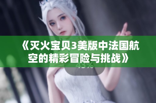 《滅火寶貝3美版中法國航空的精彩冒險與挑戰(zhàn)》
