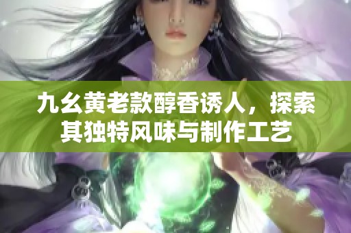 九幺黃老款醇香誘人，探索其獨(dú)特風(fēng)味與制作工藝
