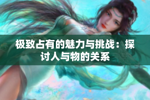 極致占有的魅力與挑戰(zhàn)：探討人與物的關系