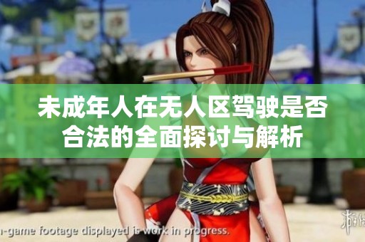 未成年人在無人區(qū)駕駛是否合法的全面探討與解析